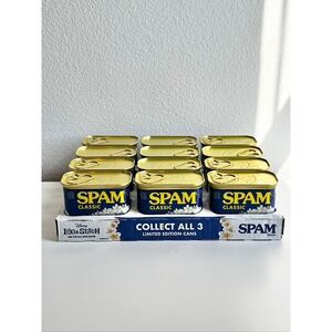 Spam Limited Edition Disney Lilo Stitch Hula Surfing Stitch Lot 12 Collectable